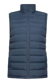 Mountain Warehouse Blue Mens Seasons Fur Lined Padded Gilet - Image 5 of 10