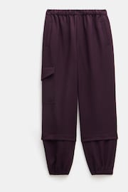 Hush Red Ava Wool Cargo Trousers - Image 5 of 5