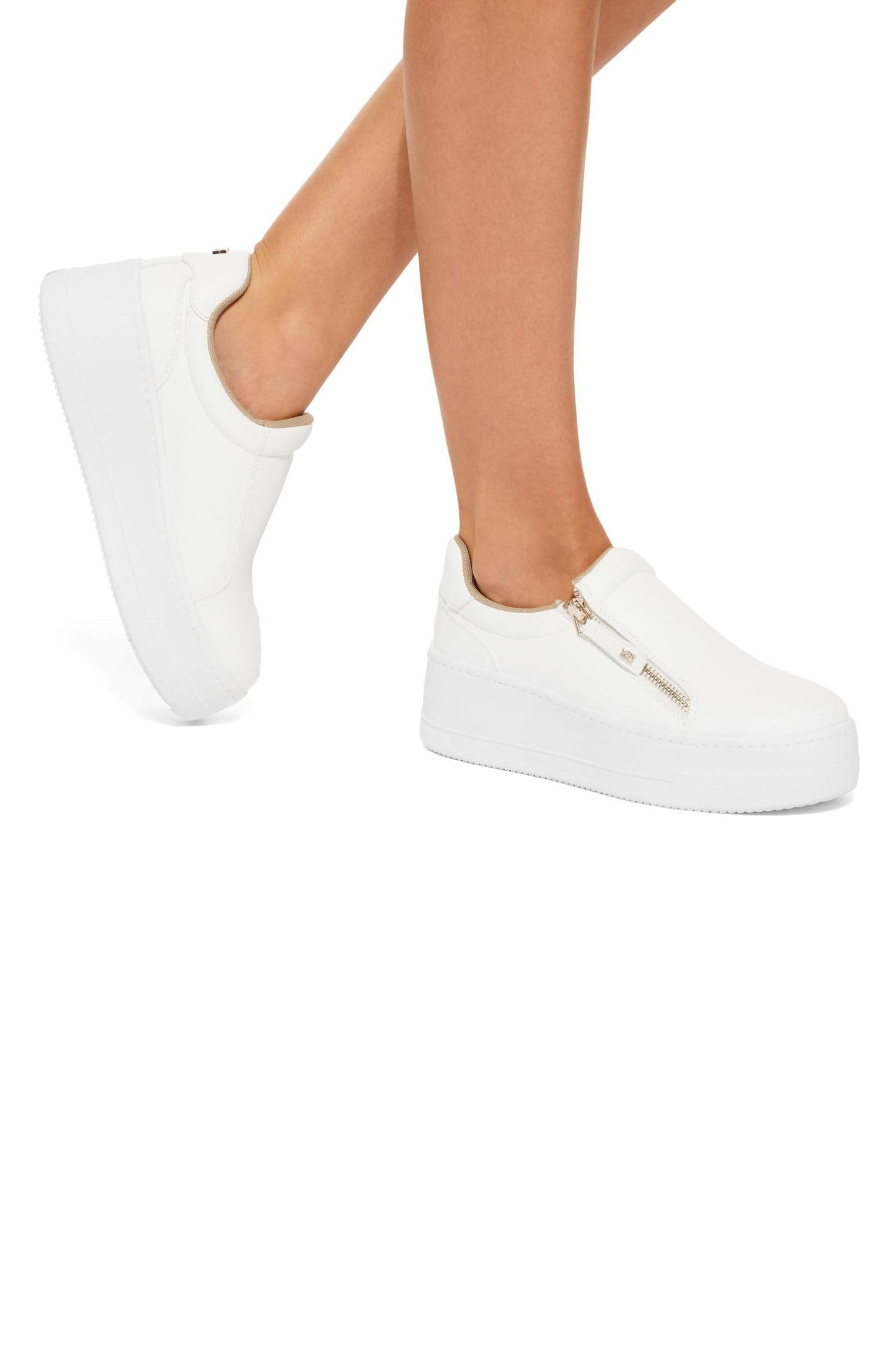 Kurt geiger slip on trainers store