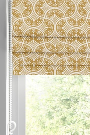 Graham & Brown Ochre Yellow Hopwood Cottage Made to Measure Roman Blind - Image 2 of 5