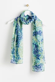 Oliver Bonas Floral Spot Lightweight Scarf - Image 1 of 6