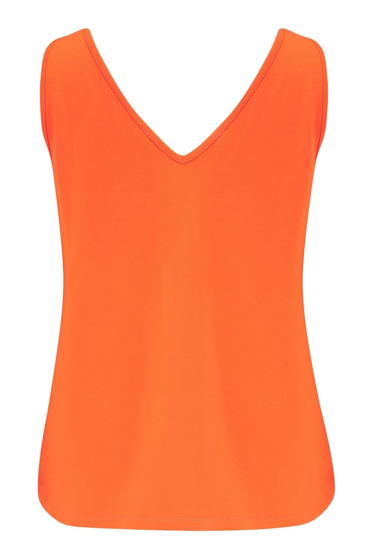 Pour Moi Orange Sophie Fuller Bust Stretch V-Neck Vest with LENZING™ ECOVERO™ Viscose - Image 4 of 4