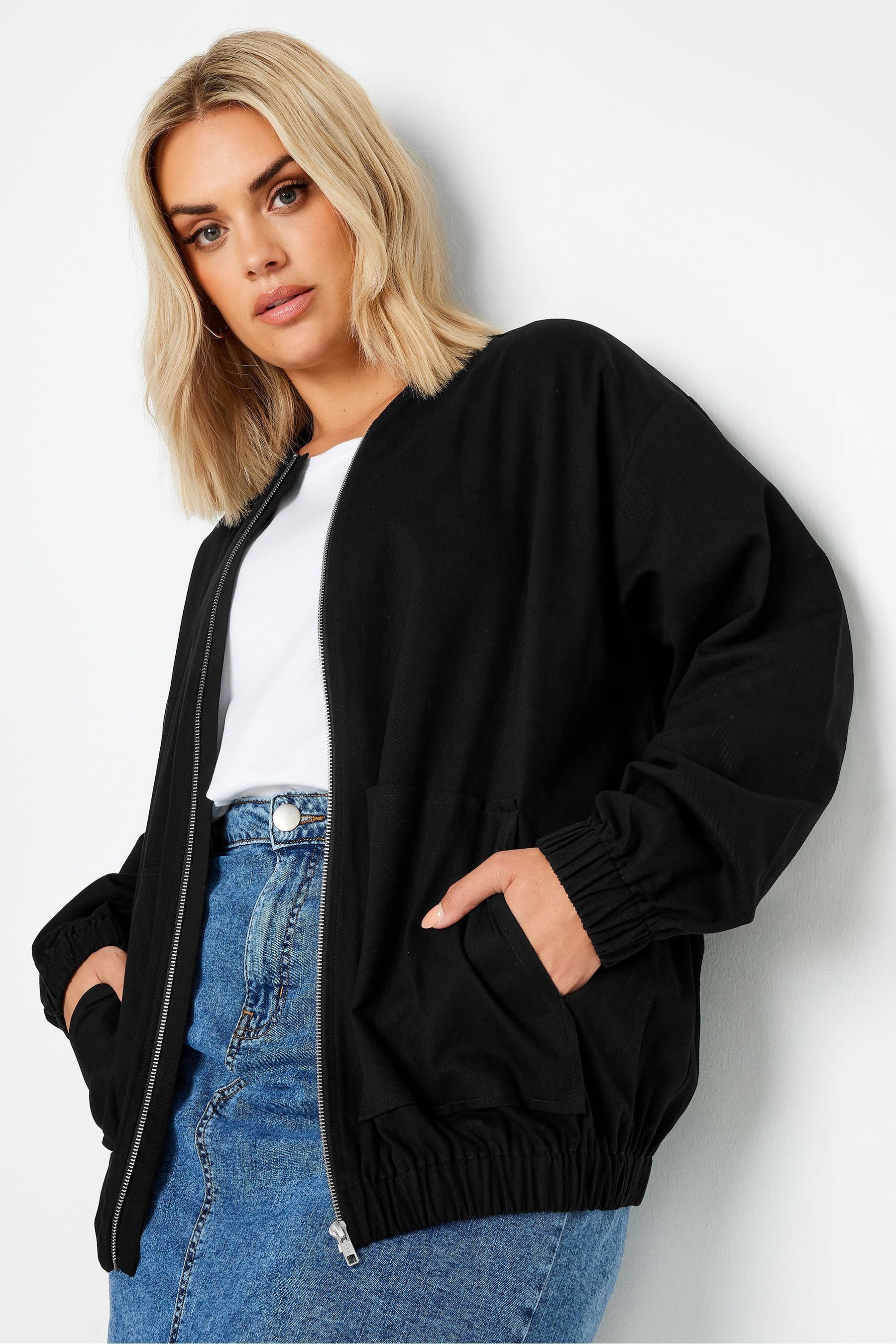 100 cotton bomber jacket discount
