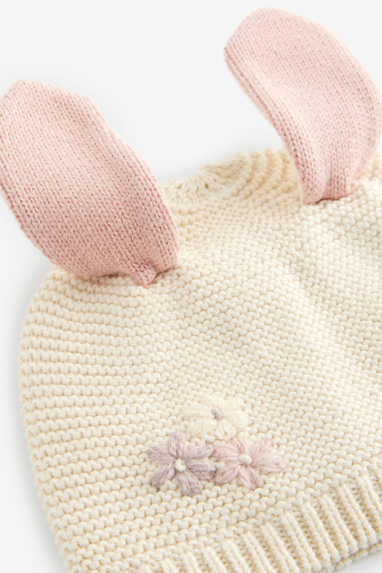 Ecru Bunny Baby Hat (0mths-2yrs) - Image 3 of 3