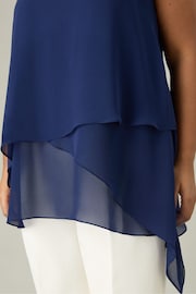Live Unlimited Blue Curve Navy Layered Tunic - Image 2 of 4