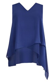 Live Unlimited Blue Curve Navy Layered Tunic - Image 4 of 4