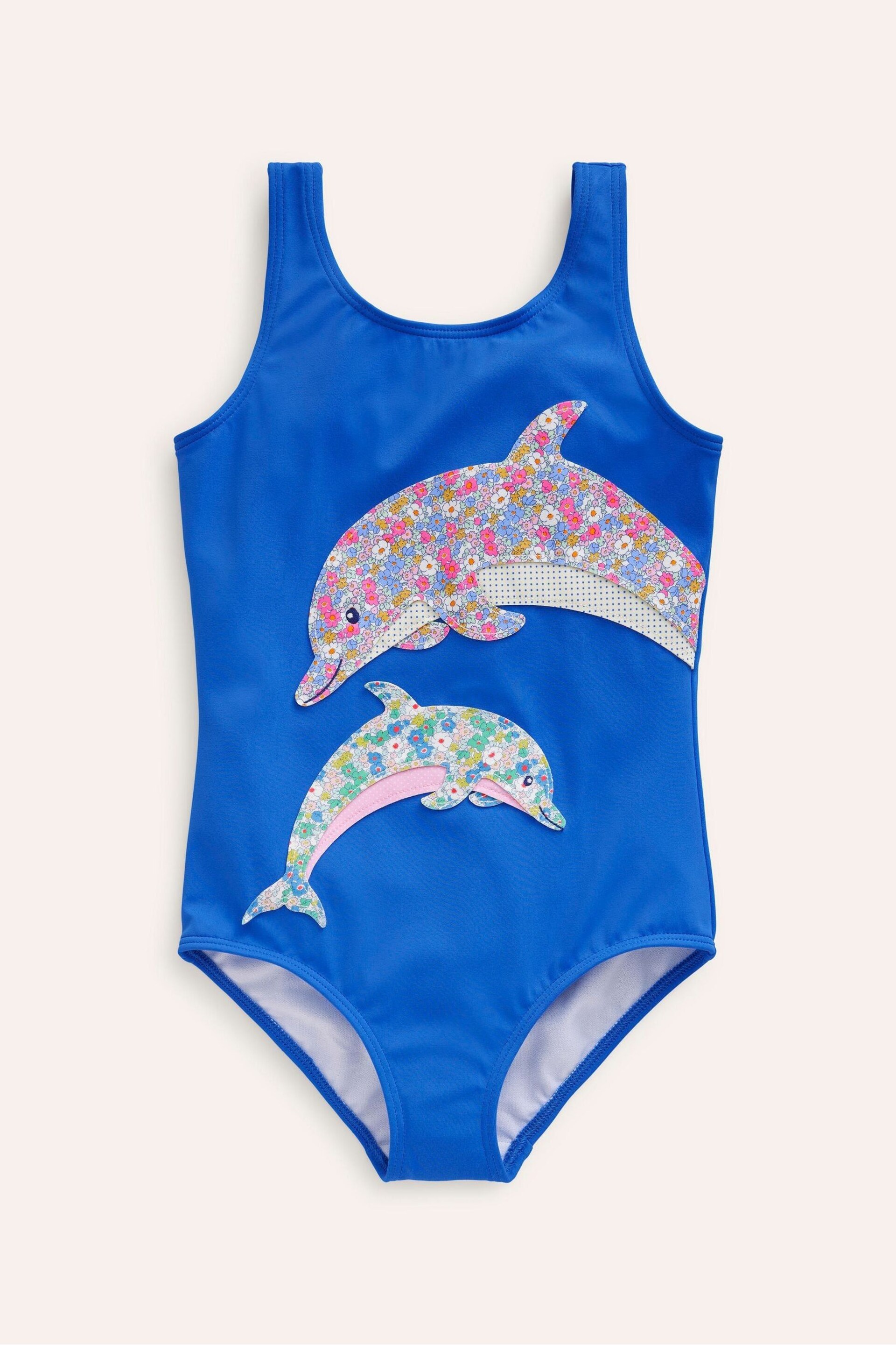 Boden Blue Fun Appliqué Swimsuit - Image 1 of 3