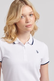 U.S. Polo Assn. White Womens Polo Dress - Image 8 of 8