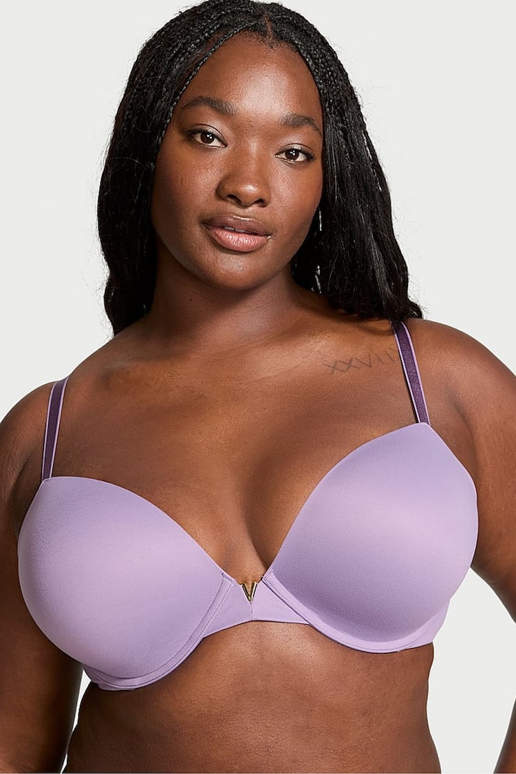 Victoria's Secret Frozen Plum Purple Push Up Smooth Bra - Image 1 of 5