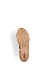 Rieker Womens Elastic Stretch Sandals - Image 7 of 10