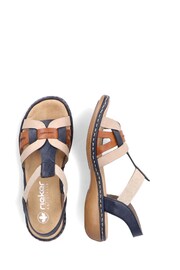 Rieker Womens Elastic Stretch Sandals - Image 9 of 10