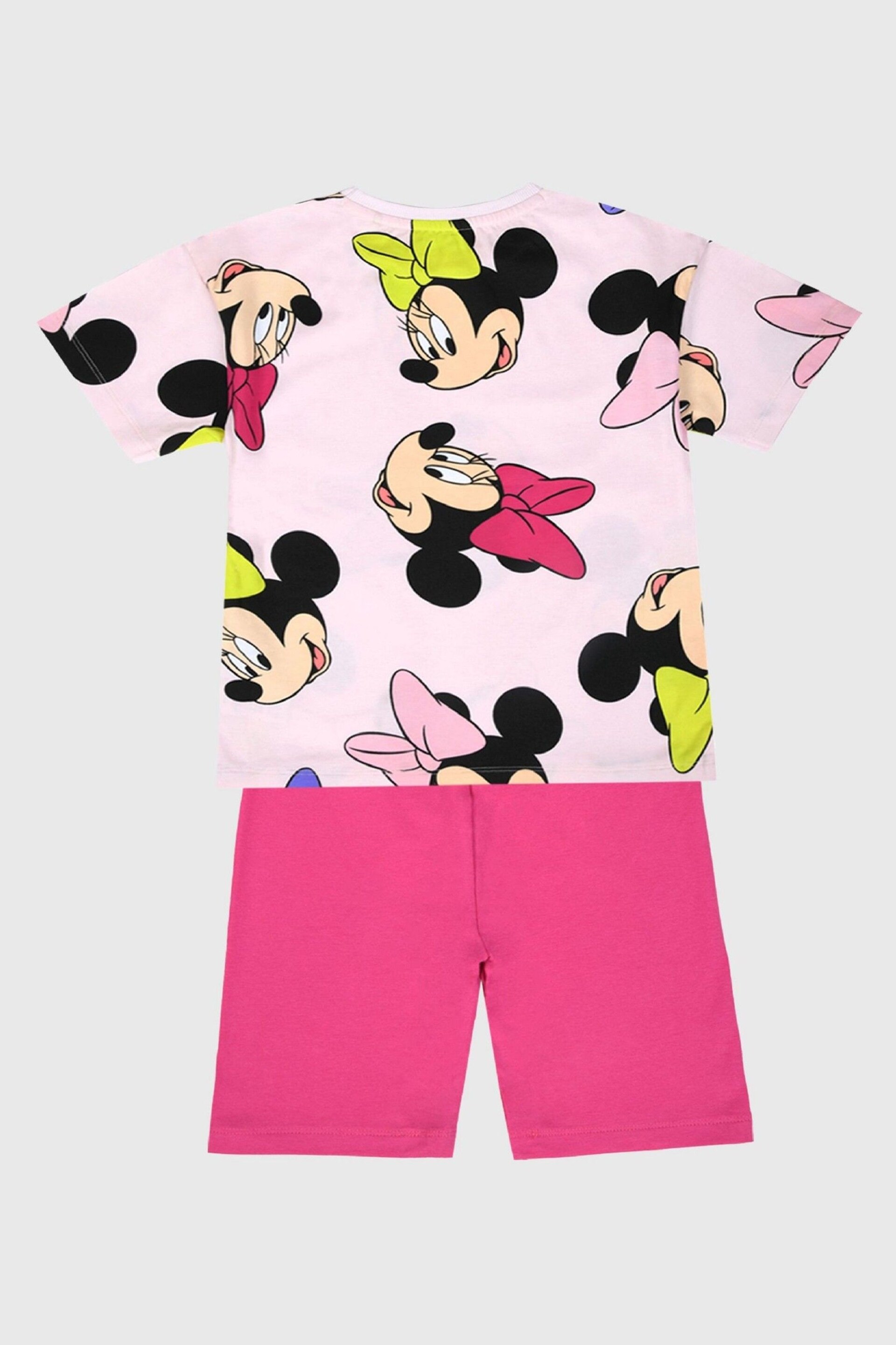 Brand Threads Pink Disney Minnie Mouse BoysT-Shirt and Shorts Set - Image 2 of 5