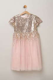 Miss Sequin Waterfall Tulle Skirt Dress - Image 1 of 4