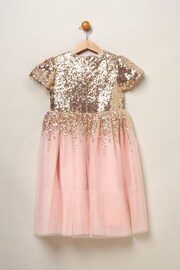 Miss Sequin Waterfall Tulle Skirt Dress - Image 2 of 4