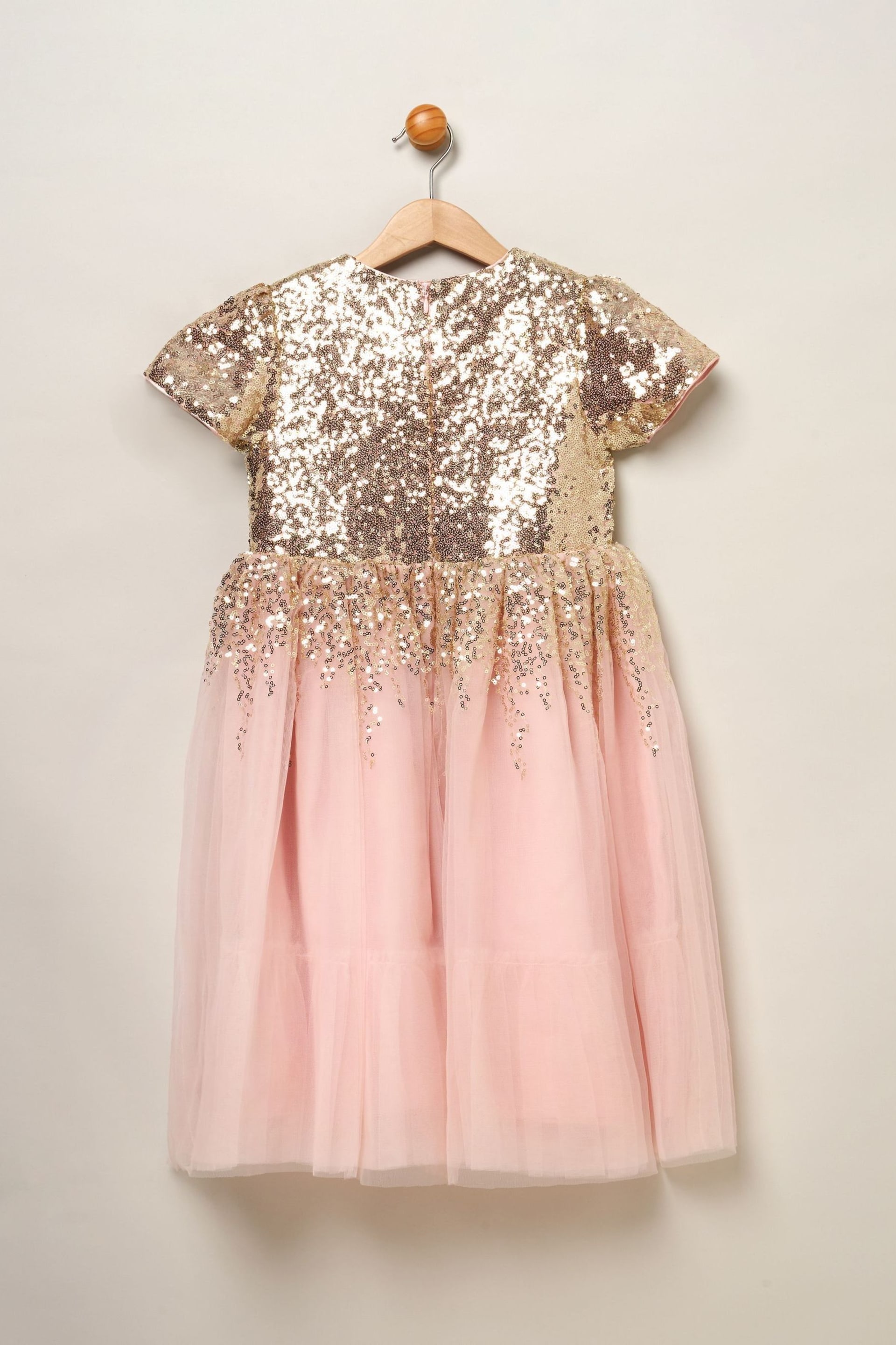 Miss Sequin Waterfall Tulle Skirt Dress - Image 2 of 4