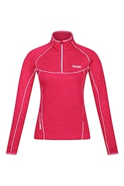 Regatta Pink Womens Yonder Half Zip Fleece - Image 6 of 9