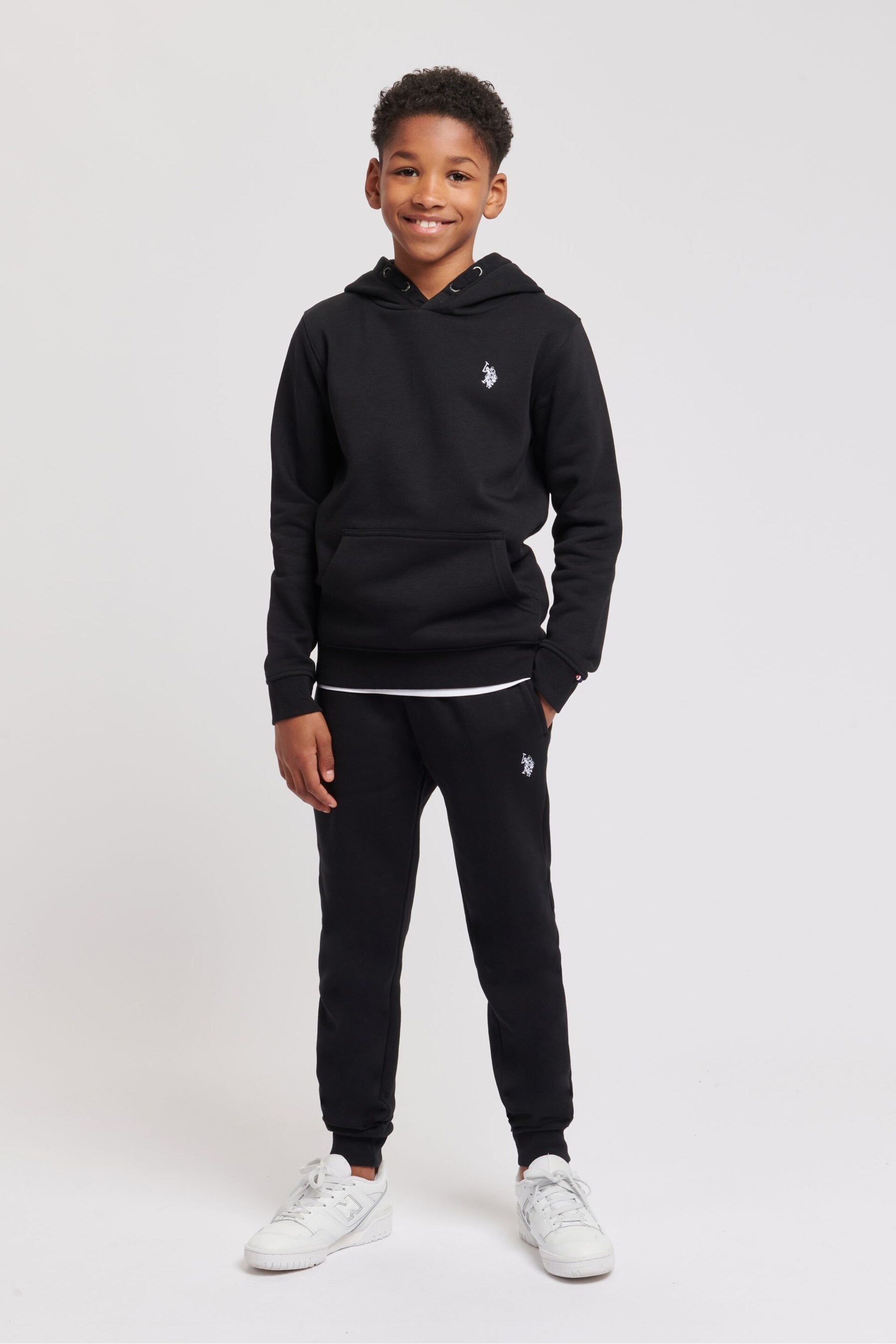 U.S. Polo Assn. Boys Double Horsemen Hoodie - Image 2 of 8