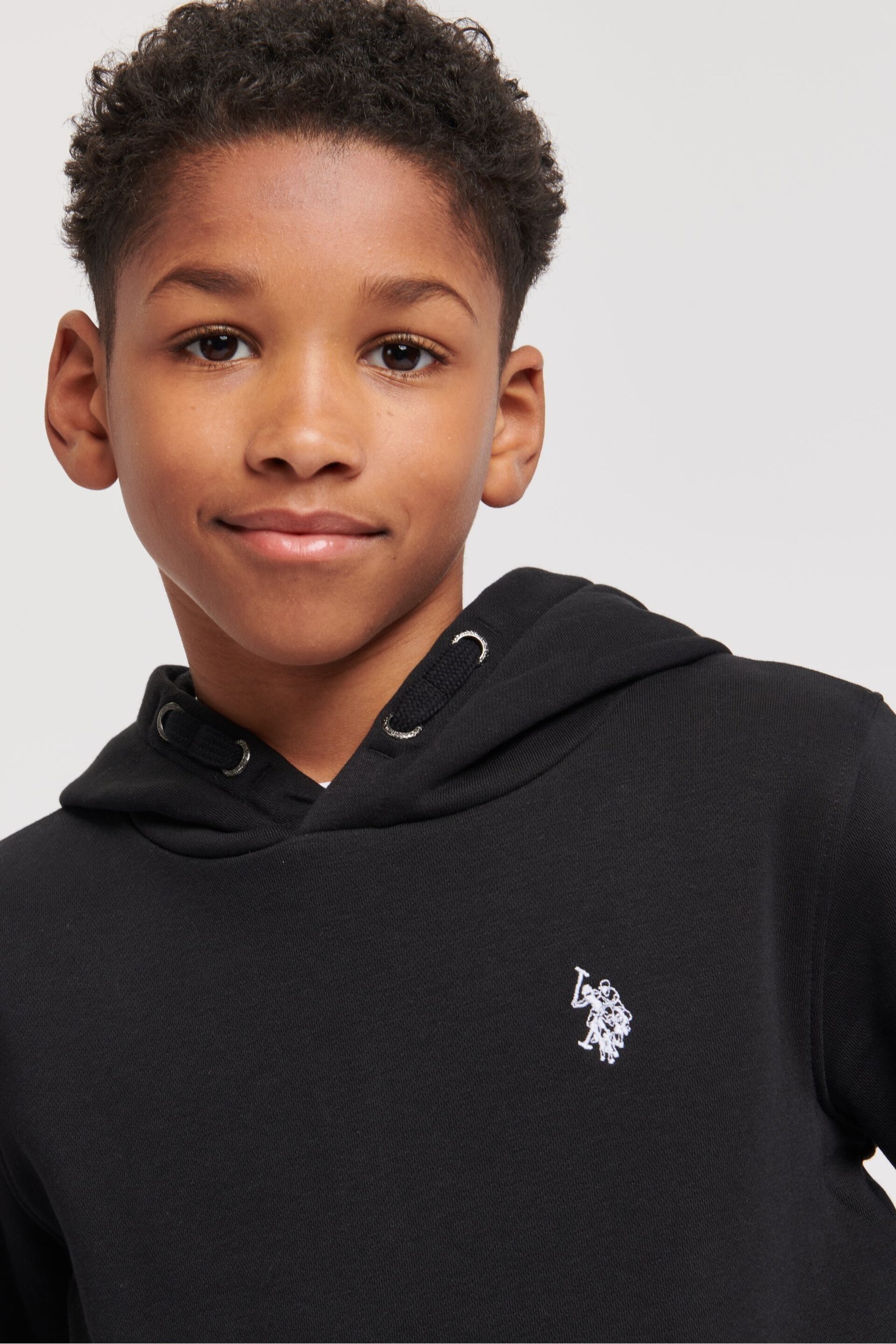 U.S. Polo Assn. Boys Double Horsemen Hoodie - Image 3 of 8