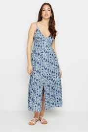 Long Tall Sally Blue Floral Print Midaxi Sundress - Image 2 of 5