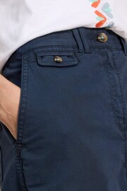 White Stuff Blue Hayley Organic Chino Shorts - Image 4 of 7