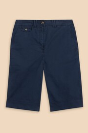 White Stuff Blue Hayley Organic Chino Shorts - Image 5 of 7