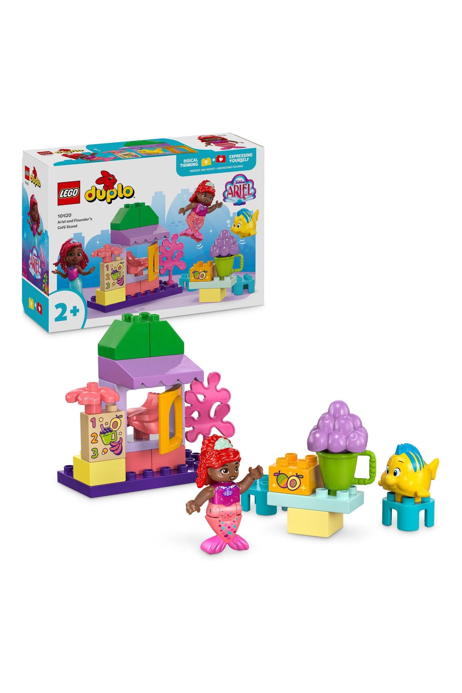 Buy LEGO DUPLO Disney Ariel and Flounders Caf Stand from the Next UK online shop