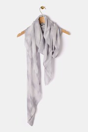 Mint Velvet Grey Tie Dye Lightweight Scarf - Image 2 of 4