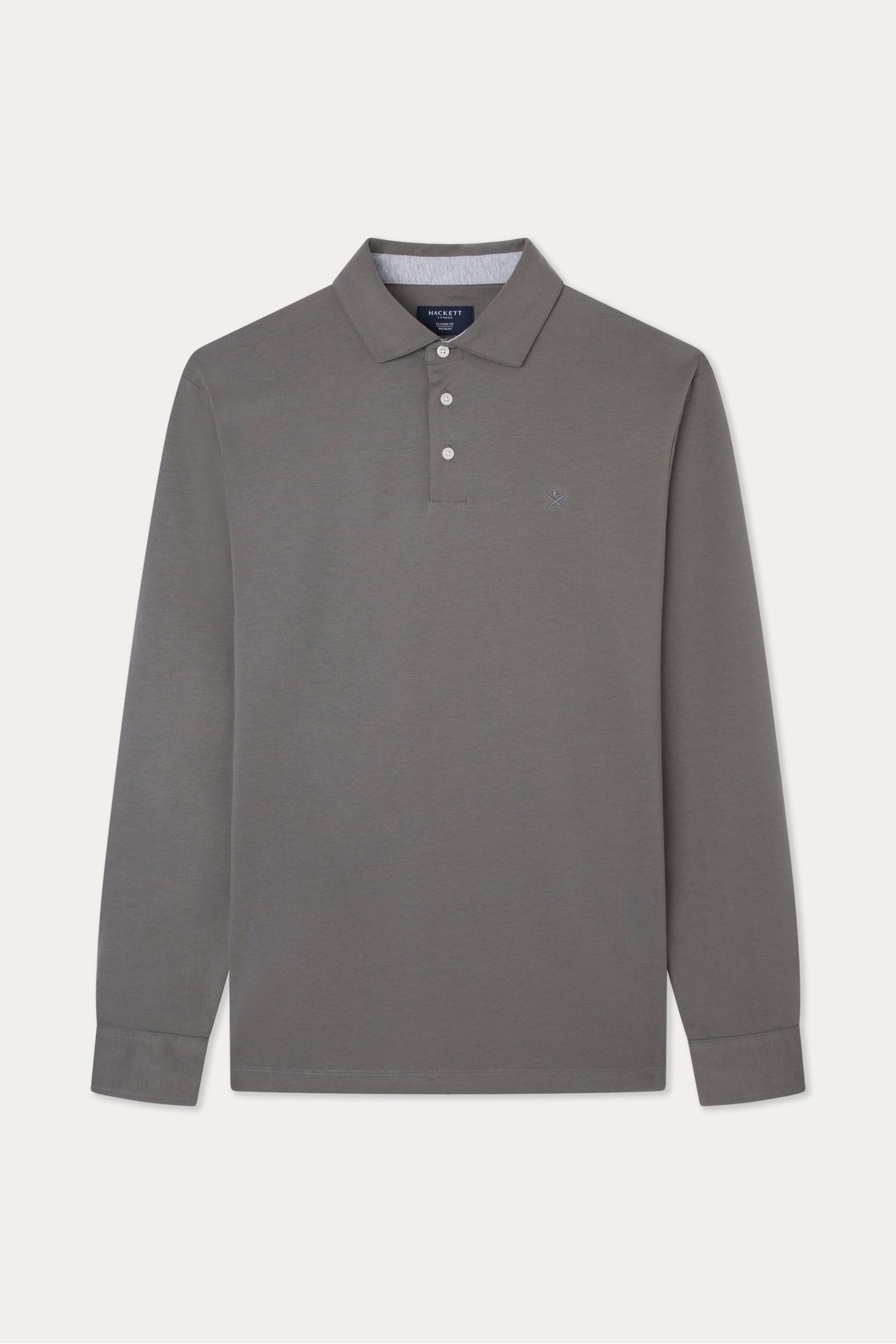 Hackett London Men Grey Polo Shirt - Image 1 of 3