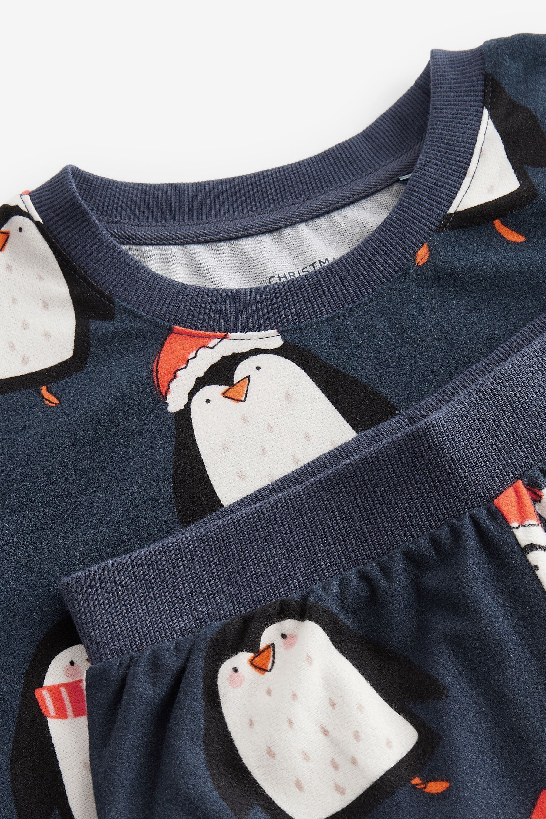 Buy Navy Blue Matching Family Kids Christmas Penguin Pyjamas 9mths 16yrs from the Next UK online shop