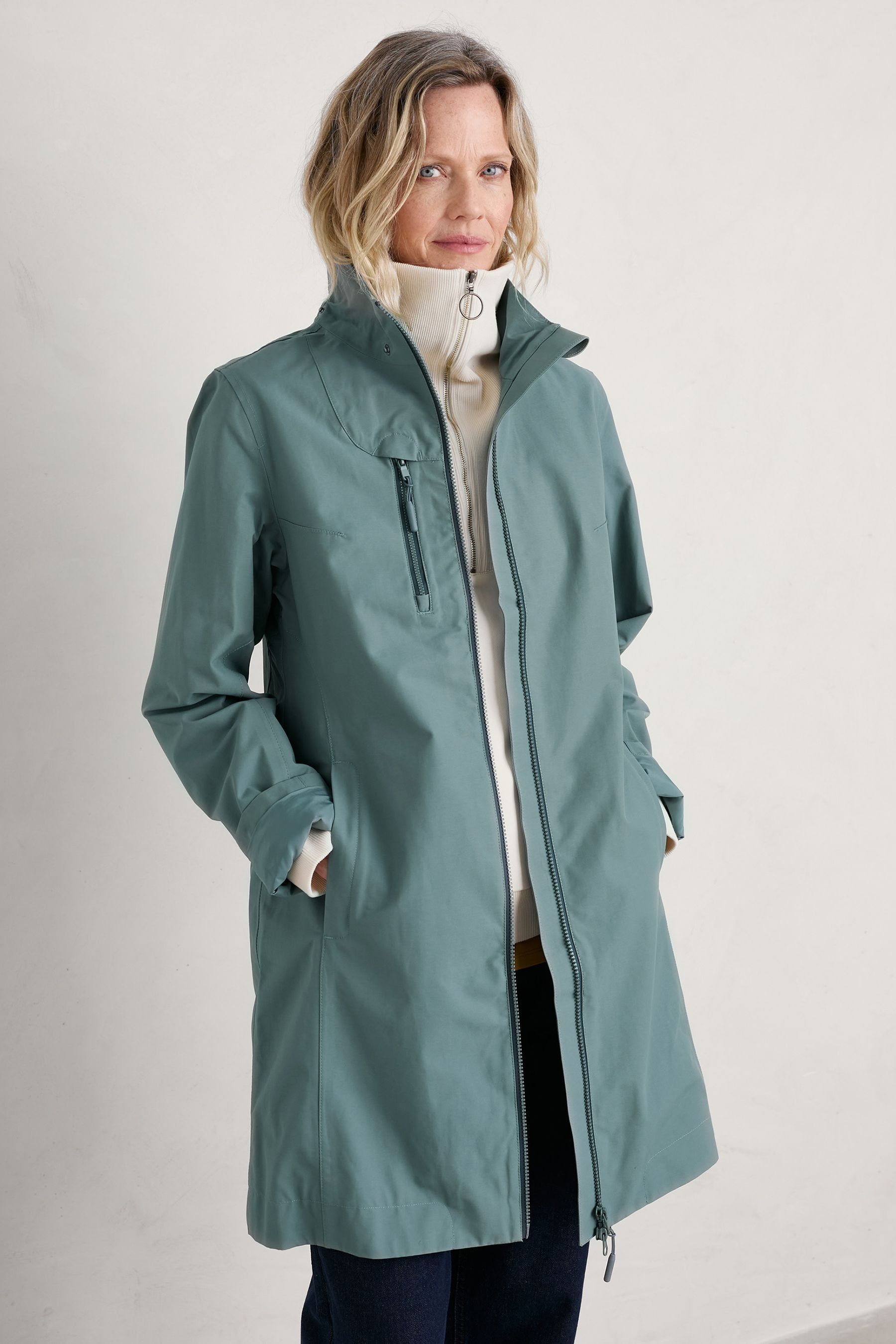 Seasalt coverack coat grey discount