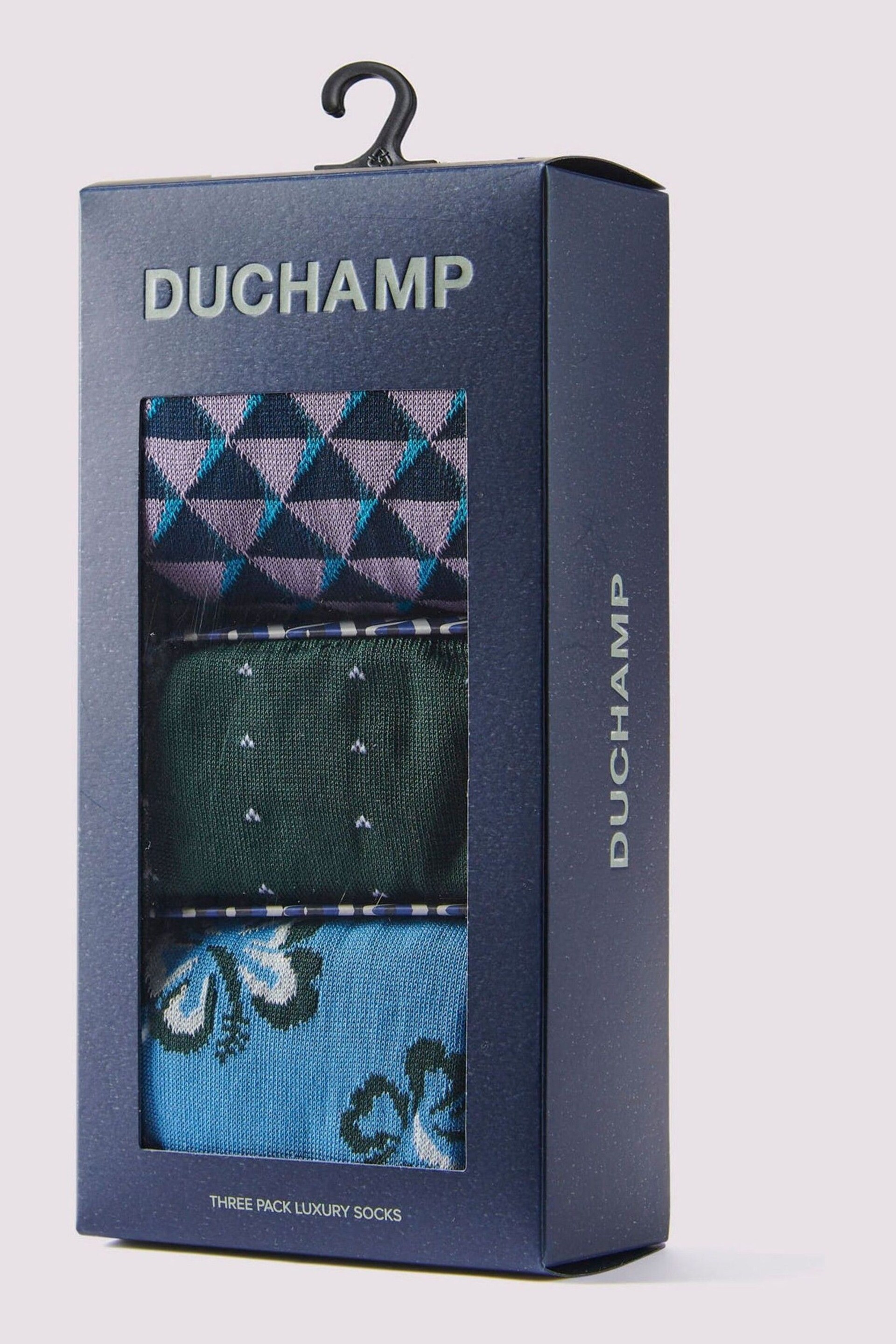 Duchamp Mens Three Pack Socks Gift Set - Image 2 of 5