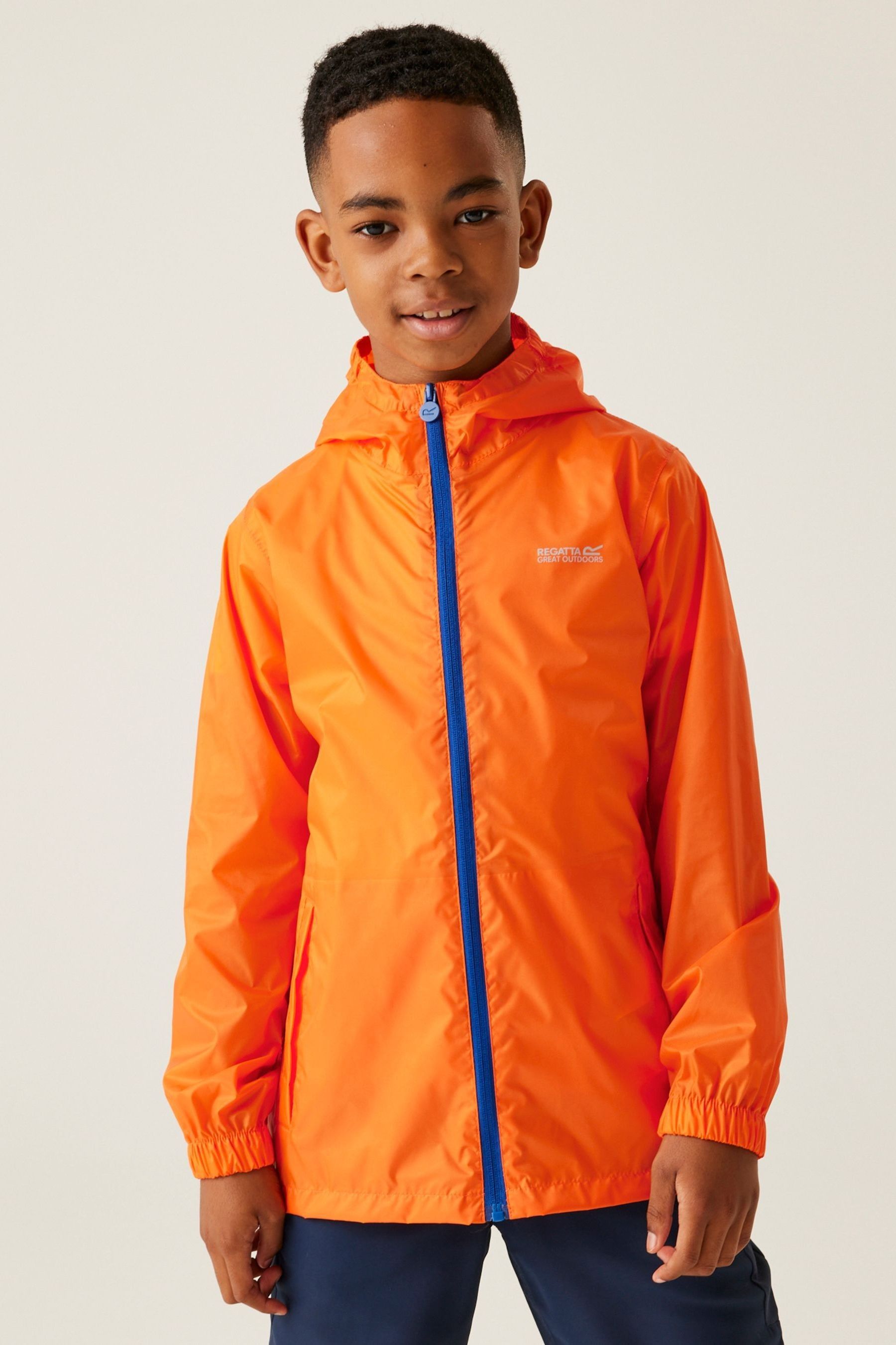 Buy Regatta Orange Kids Waterproof Pack It Jacket III from the Next UK online shop