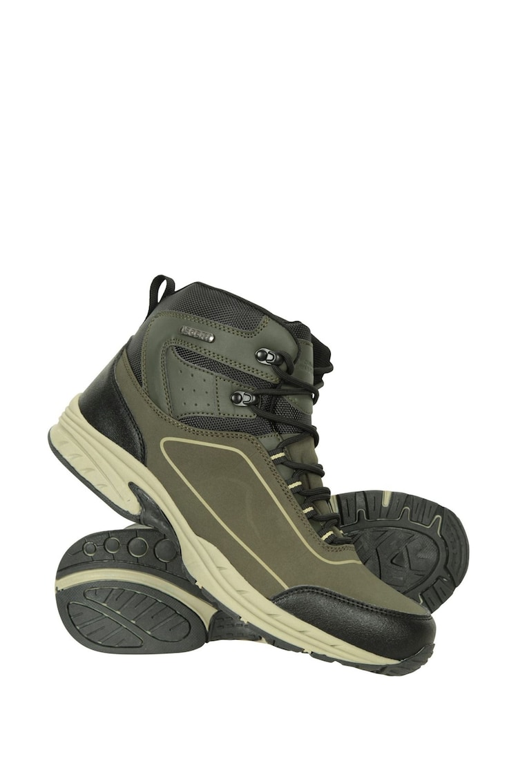 Mountain Warehouse Green Mens Ramble Waterproof Softshell Walking Boots - Image 1 of 5