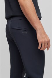 BOSS Dark Blue Slim Fit Stretch Cotton Chino Trousers - Image 3 of 5