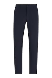 BOSS Dark Blue Slim Fit Stretch Cotton Chino Trousers - Image 5 of 5