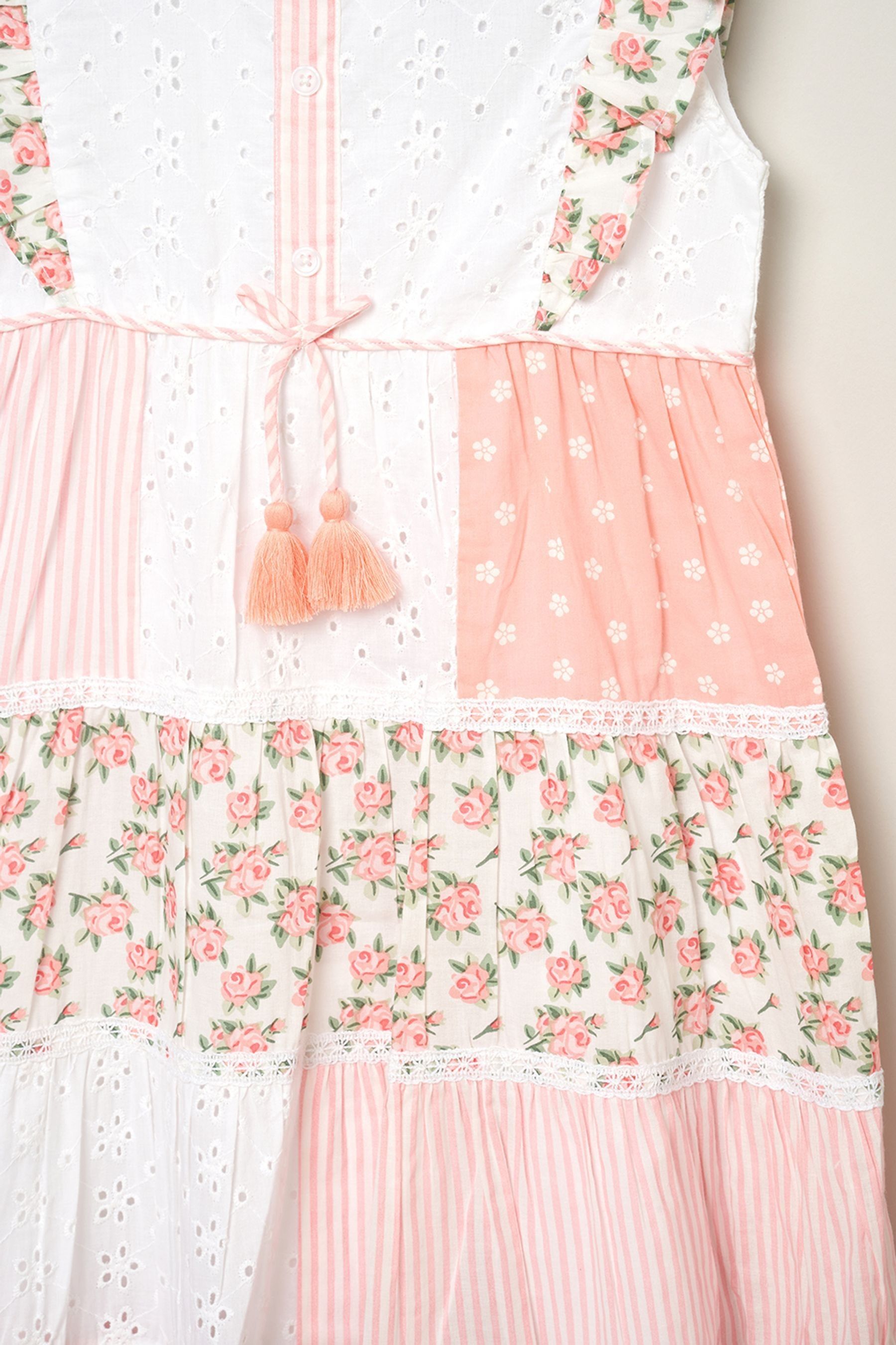 Next patchwork dress top