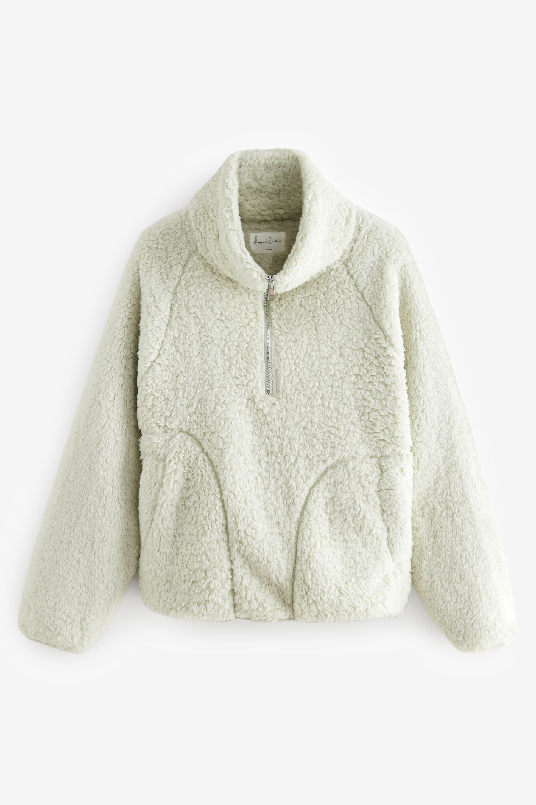 Mother funnel neck zip jacket top
