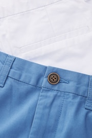White/Blue Chino Shorts 2 Pack (3-16yrs) - Image 5 of 5