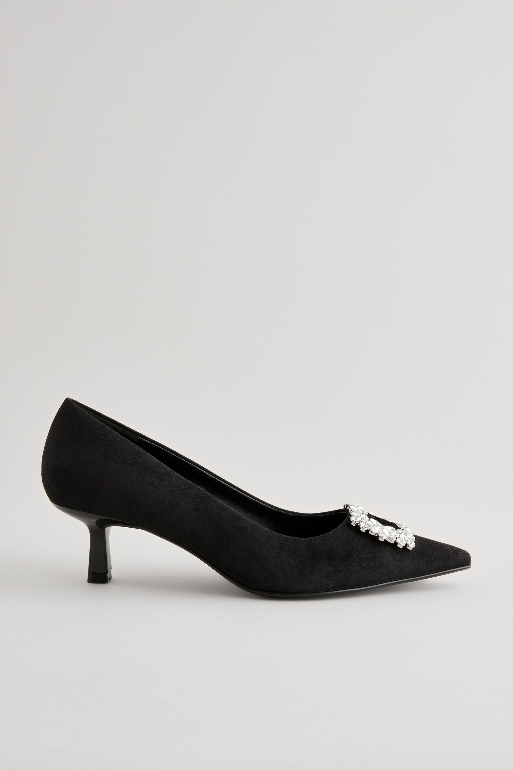Buy Black Forever Comfort Jewel Kitten Heels from Next Canada