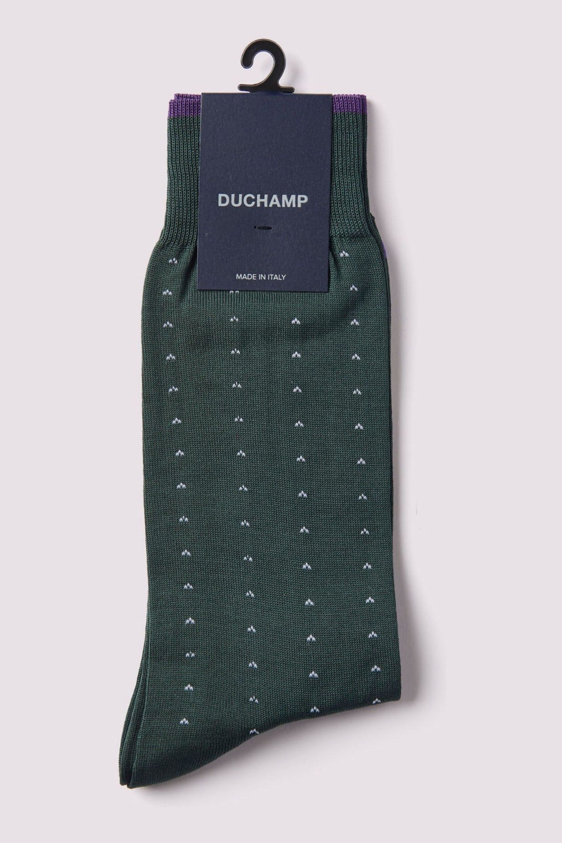 Duchamp Mens Dotted Socks - Image 2 of 3