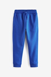 Black/Cobalt Blue Slim Fit Cotton Rich Joggers 2 Pack (3-16yrs) - Image 3 of 6