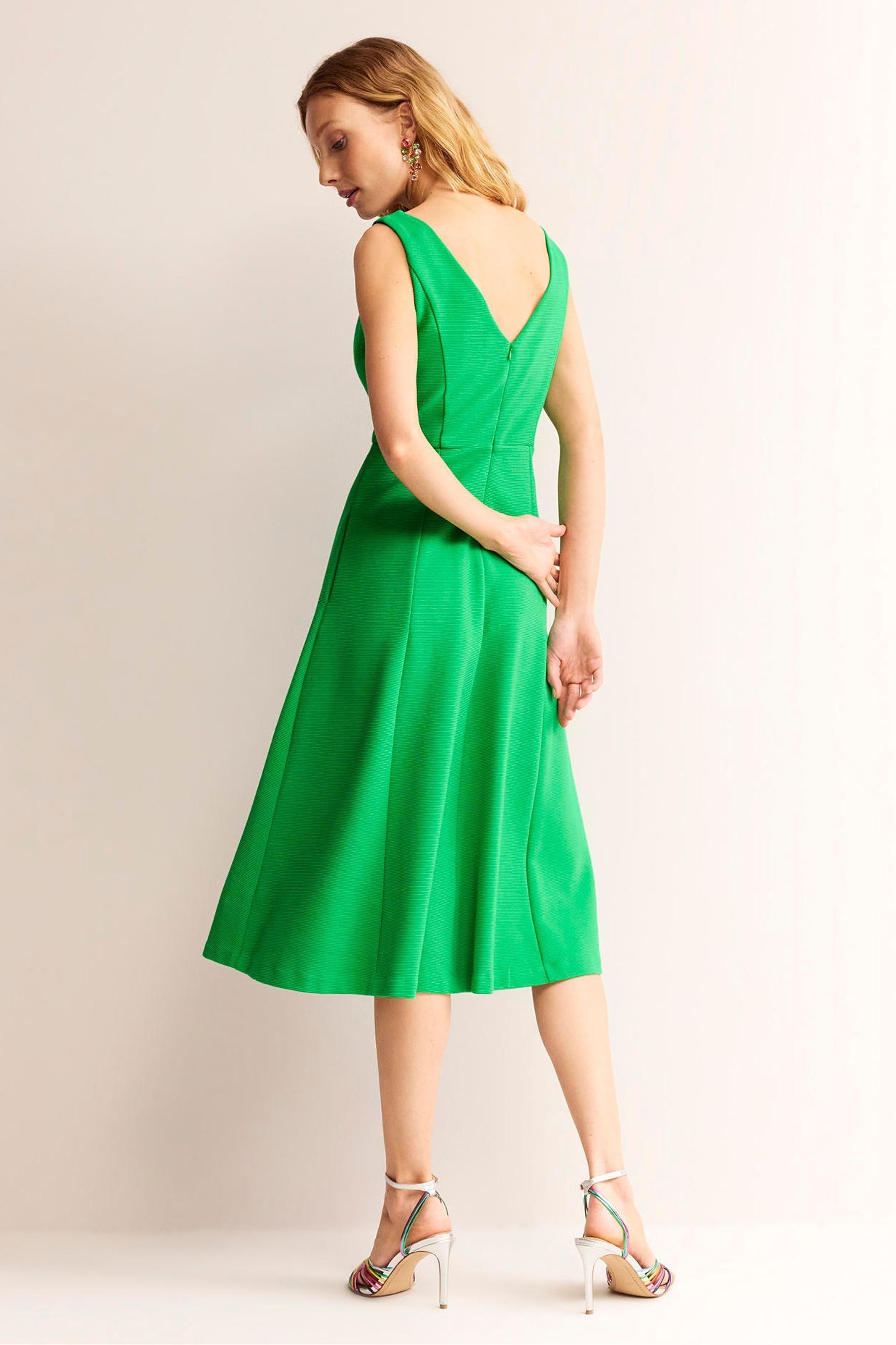 Green ponte dress cheap