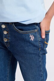 U.S. Polo Assn. Girls Coloured Bootleg Denim Jeans - Image 3 of 8