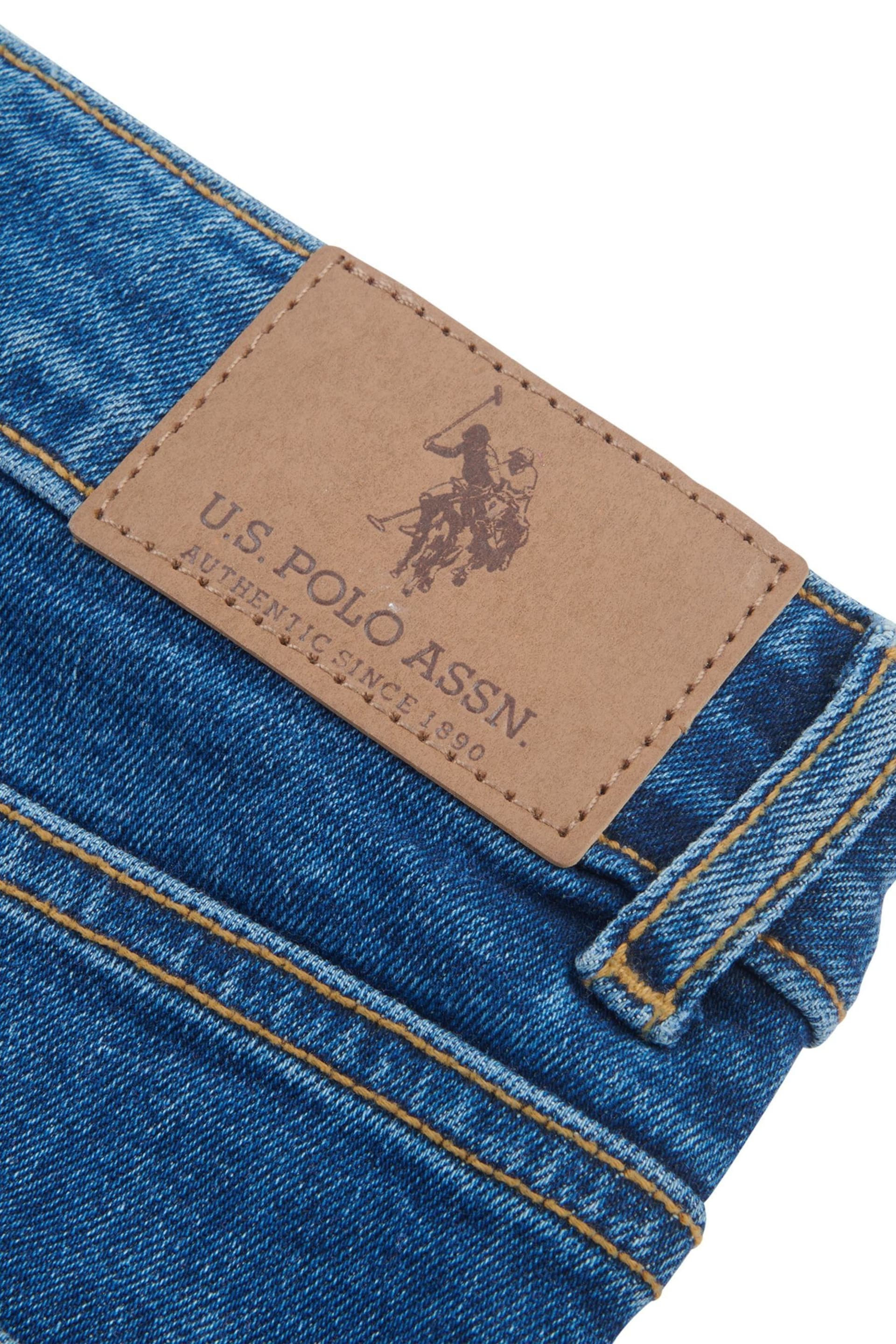 U.S. Polo Assn. Girls Black Coloured Bootleg Denim Jeans - Image 7 of 8