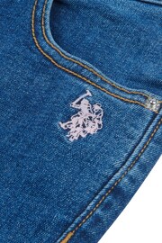 U.S. Polo Assn. Girls Black Coloured Bootleg Denim Jeans - Image 8 of 8