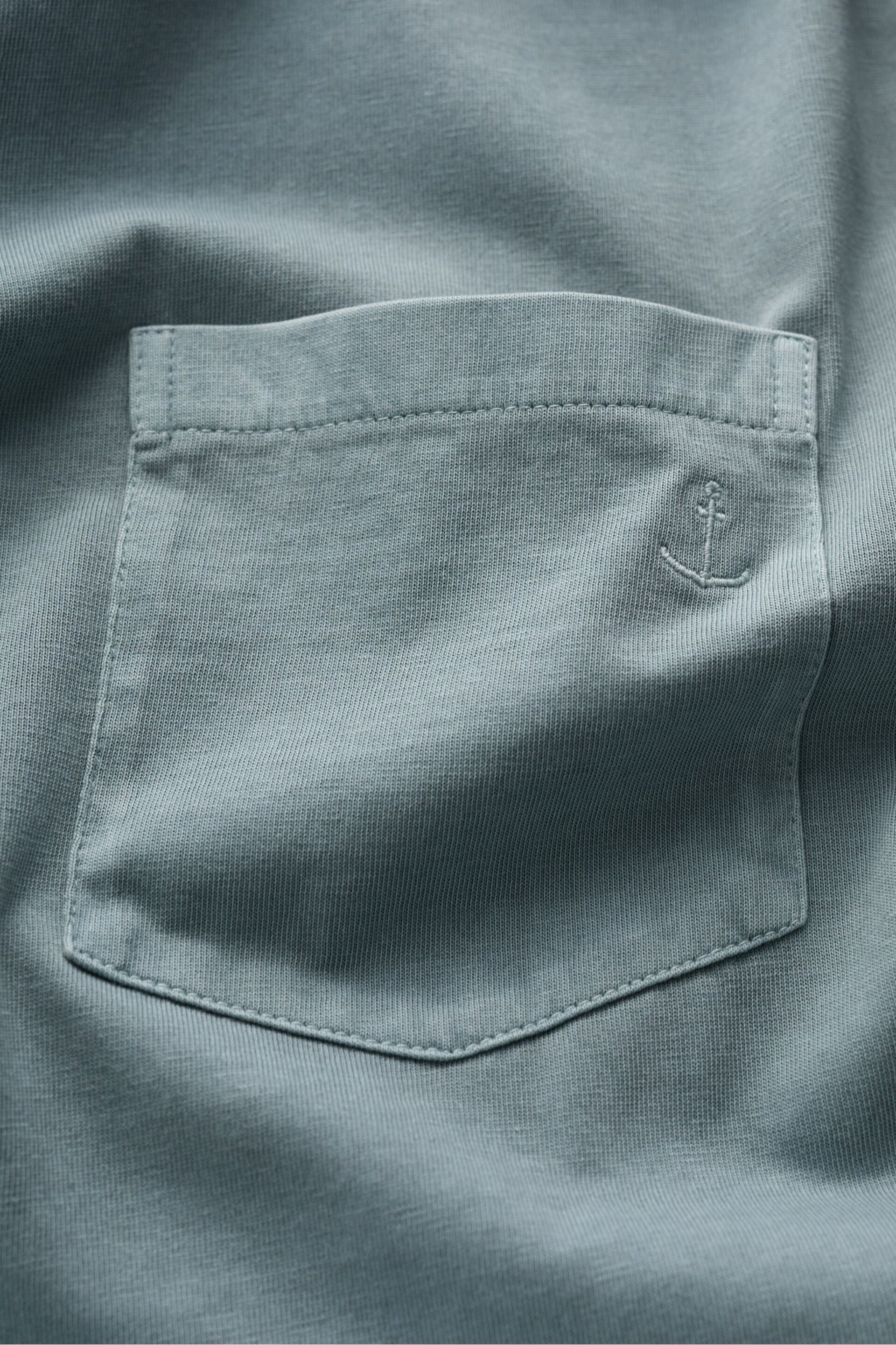 Seasalt Cornwall Blue Mens Carreck T-Shirt - Image 5 of 5