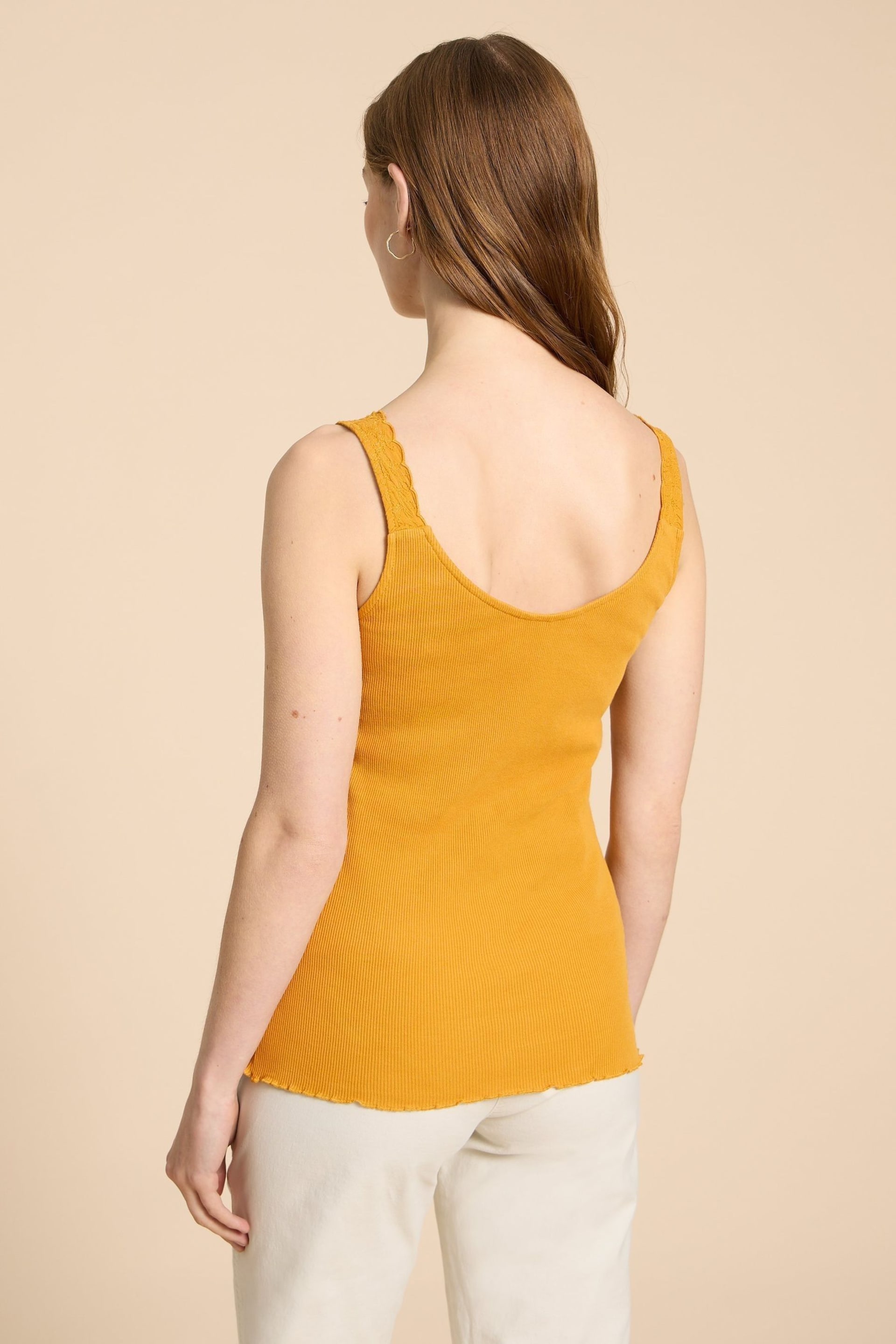 White Stuff Orange Seabreeze Vest - Image 2 of 7