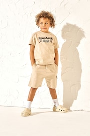 Angel & Rocket Cream Minecraft Print Pocket 100% Cotton Shorts - Image 3 of 6