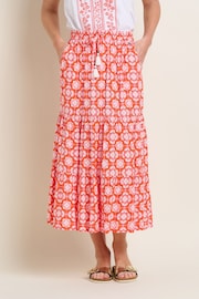 Brakeburn Pink Moroccan Tile Skirt - Image 1 of 4