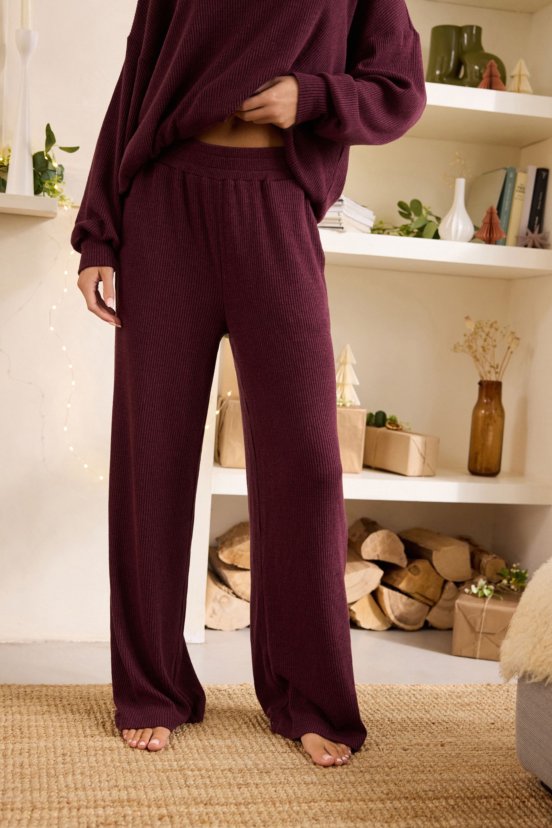 Ribbed lounge trousers online